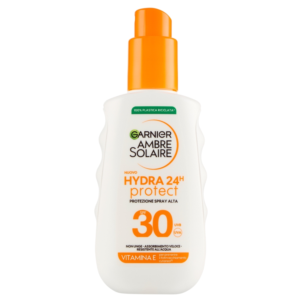 Garnier Ambre Solaire Hydra 24H Protect Protezione Spray Alta SPF30 150 ml